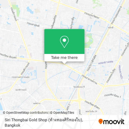 Siri Thongbai Gold Shop (ห้างทองศิริทองใบ) map