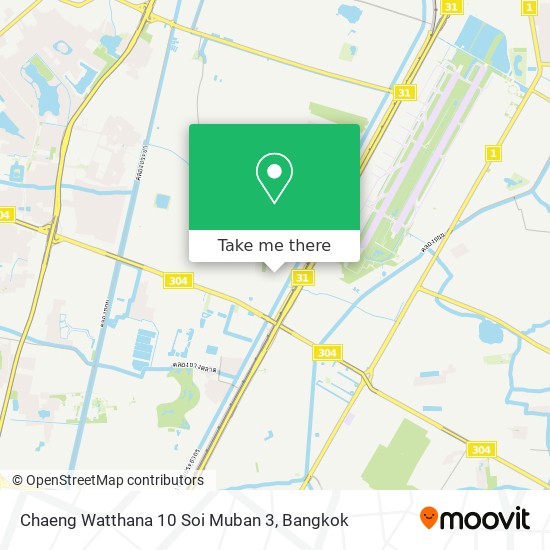 Chaeng Watthana 10 Soi Muban 3 map