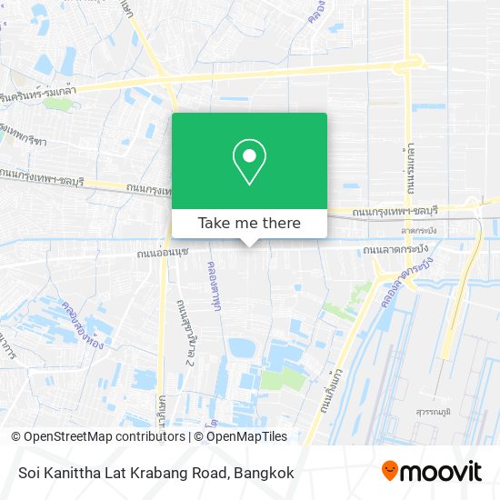 Soi Kanittha Lat Krabang Road map