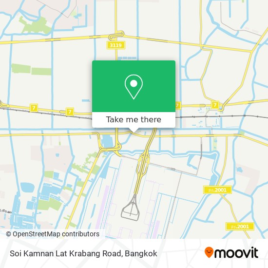 Soi Kamnan Lat Krabang Road map