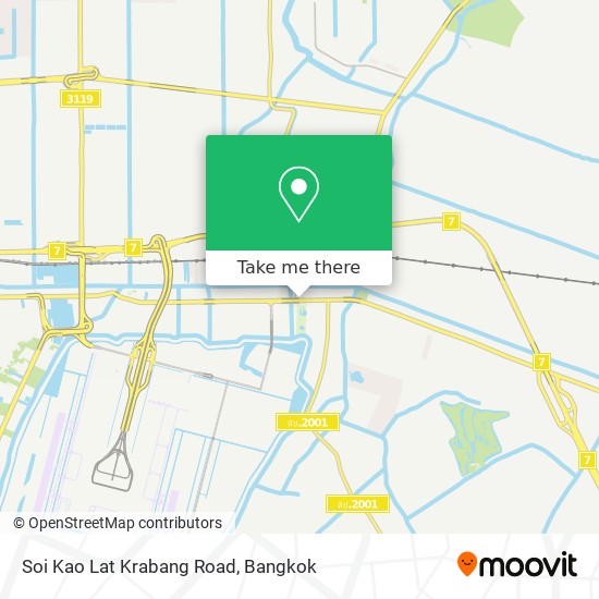 Soi Kao Lat Krabang Road map