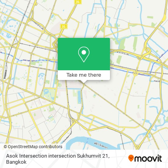 Asok Intersection intersection Sukhumvit 21 map