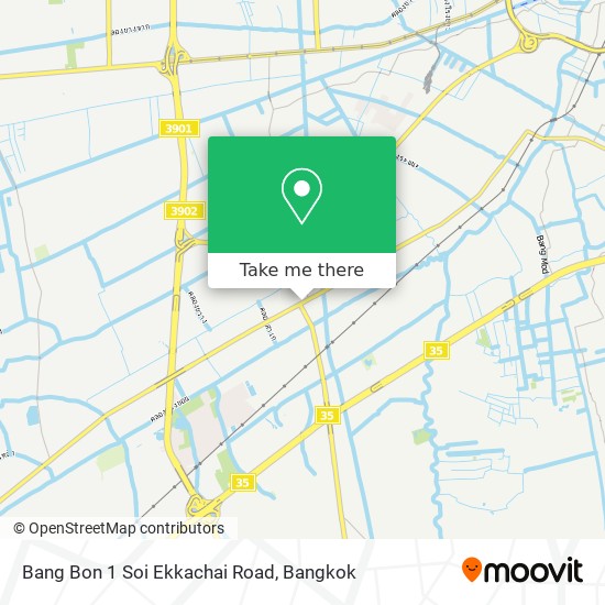 Bang Bon 1 Soi Ekkachai Road map