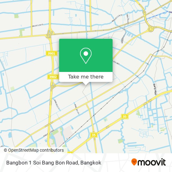 Bangbon 1 Soi Bang Bon Road map