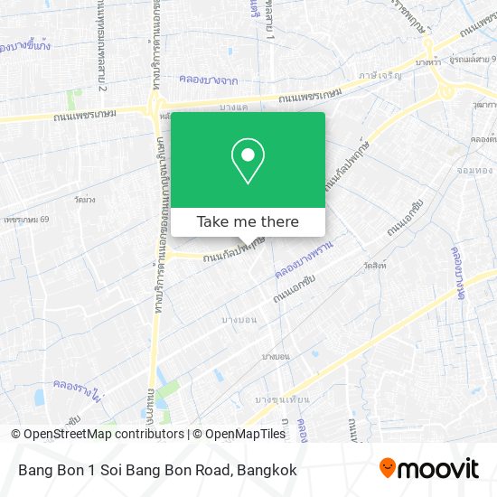 Bang Bon 1 Soi Bang Bon Road map