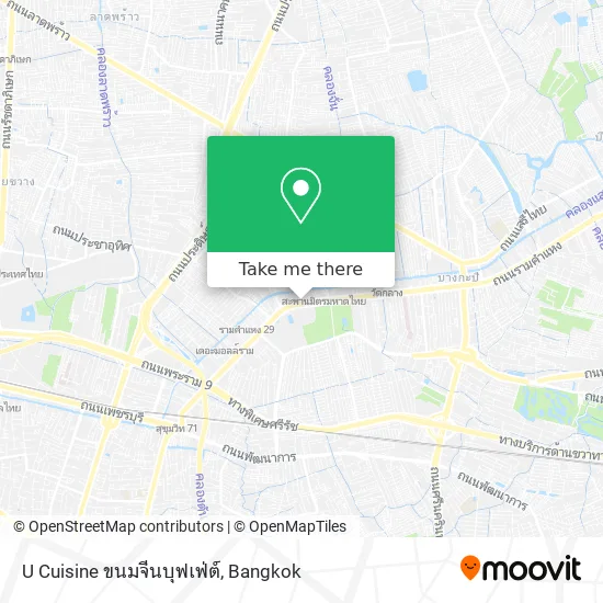 U Cuisine ขนมจีนบุฟเฟ่ต์ map