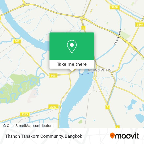 Thanon Tanakorn Community map