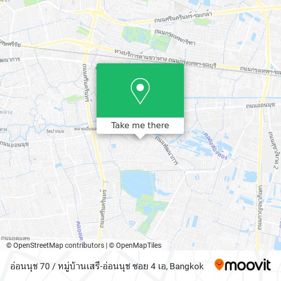 อ่อนนุช 70 / หมู่บ้านเสรี-อ่อนนุช ซอย 4 เอ map