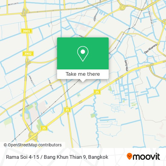 Rama Soi 4-15 / Bang Khun Thian 9 map