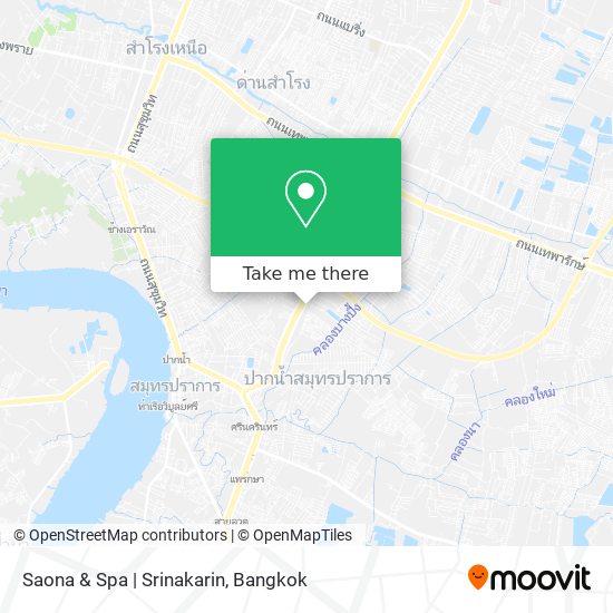 Saona & Spa | Srinakarin map