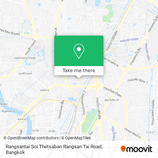Rangsantai Soi Thetsaban Rangsan Tai Road map