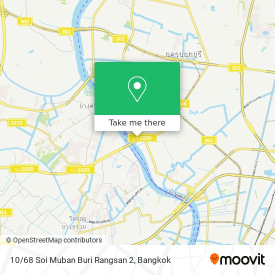 10/68 Soi Muban Buri Rangsan 2 map