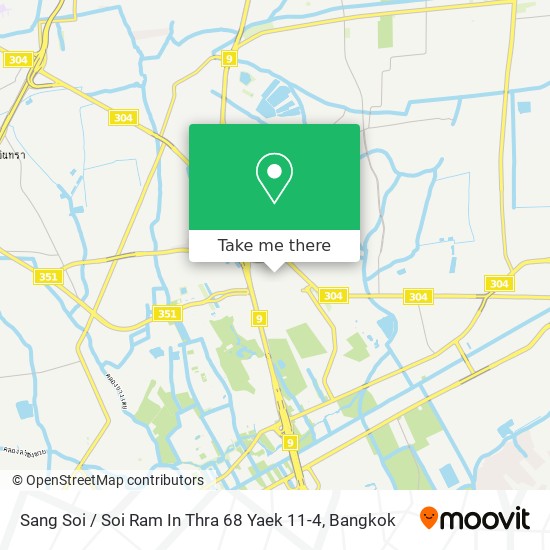 Sang Soi / Soi Ram In Thra 68 Yaek 11-4 map