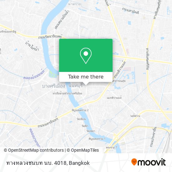 ทางหลวงชนบท นบ. 4018 map