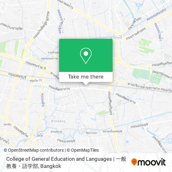 College of General Education and Languages | 一般教養・語学部 map