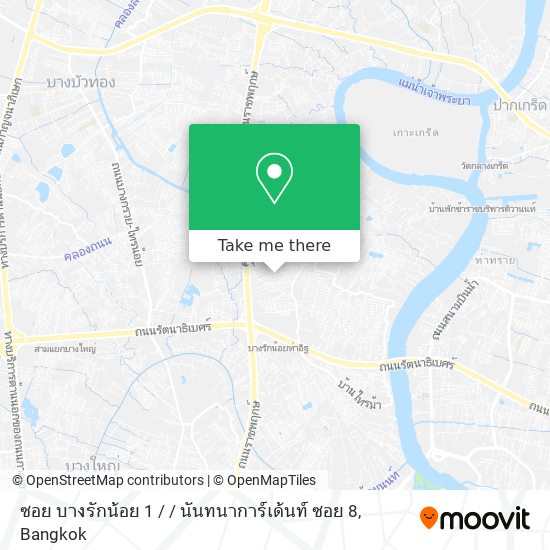 ซอย บางรักน้อย 1 / / นันทนาการ์เด้นท์ ซอย 8 map