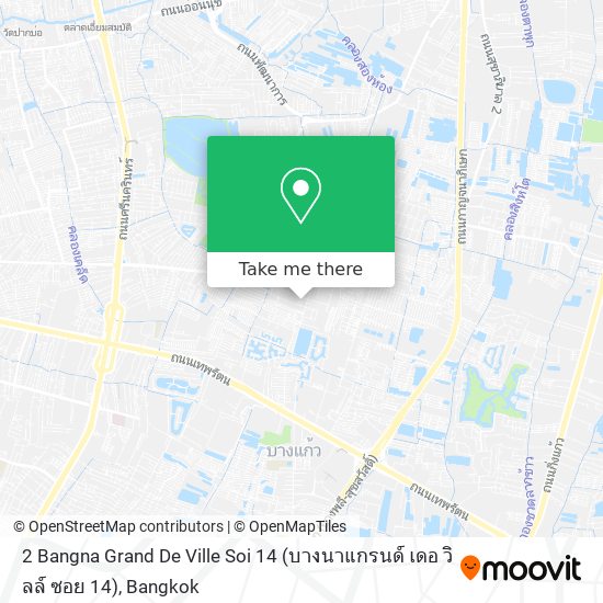 2 Bangna Grand De Ville Soi 14 (บางนาแกรนด์ เดอ วิลล์ ซอย 14) map