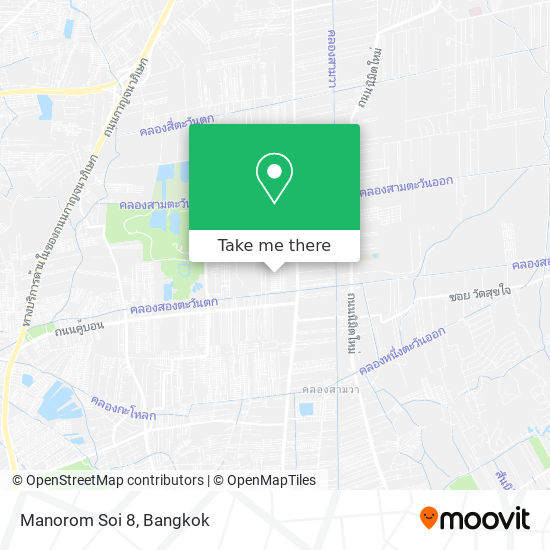 Manorom Soi 8 map