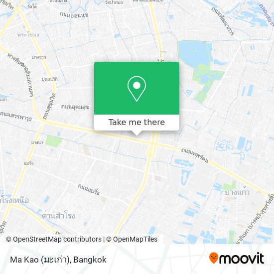 Ma Kao (มะเก่า) map