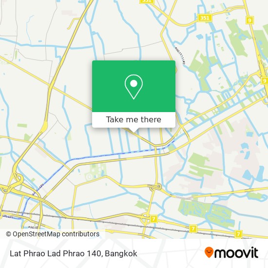 Lat Phrao Lad Phrao 140 map