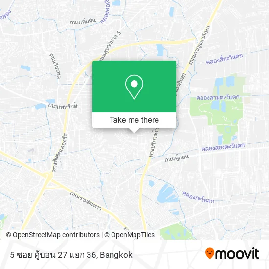 5 ซอย คู้บอน 27 แยก 36 map