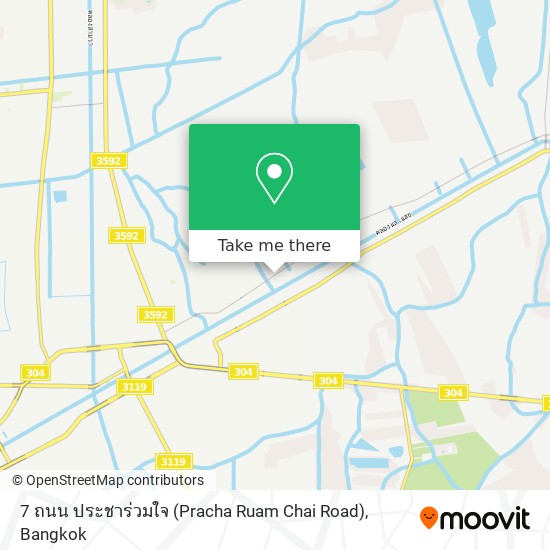 7 ถนน ประชาร่วมใจ (Pracha Ruam Chai Road) map