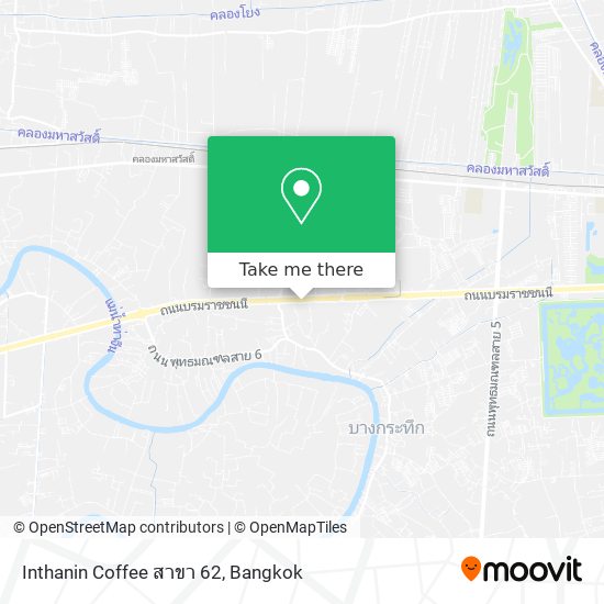 Inthanin Coffee สาขา 62 map