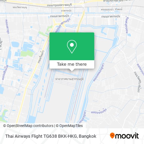 Thai Airways Flight TG638 BKK-HKG map
