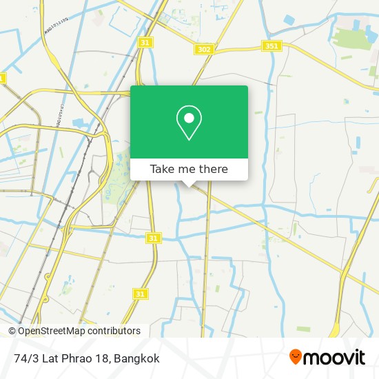 74/3 Lat Phrao 18 map