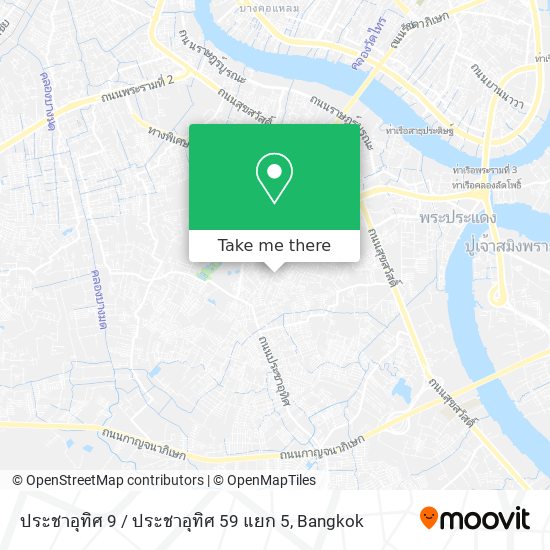 ประชาอุทิศ 9 / ประชาอุทิศ 59 แยก 5 map