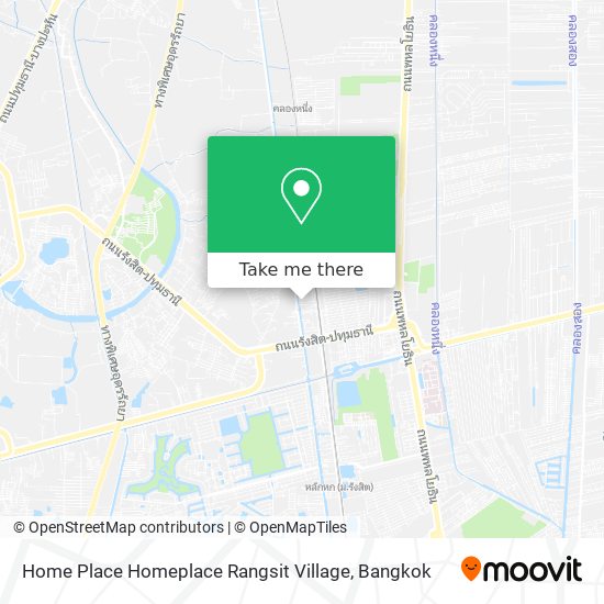 Home Place Homeplace Rangsit Village map