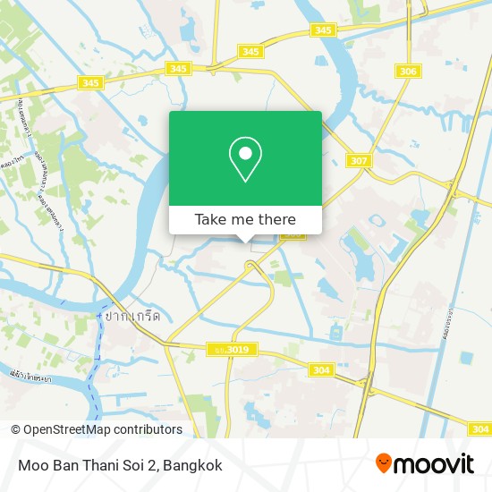 Moo Ban Thani Soi 2 map