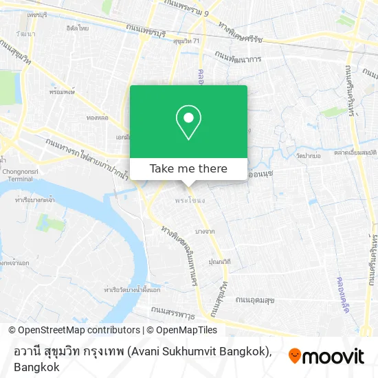 อวานี สุขุมวิท กรุงเทพ (Avani Sukhumvit Bangkok) map