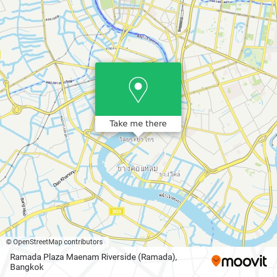 Ramada Plaza Maenam Riverside map