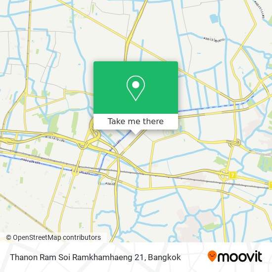 Thanon Ram Soi Ramkhamhaeng 21 map