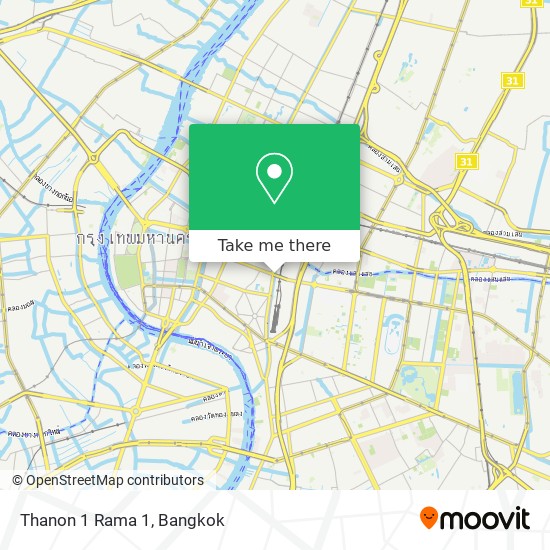 Thanon 1 Rama 1 map