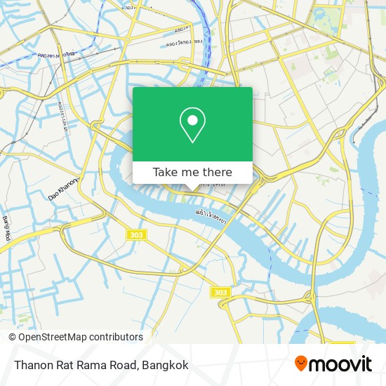 Thanon Rat Rama Road map