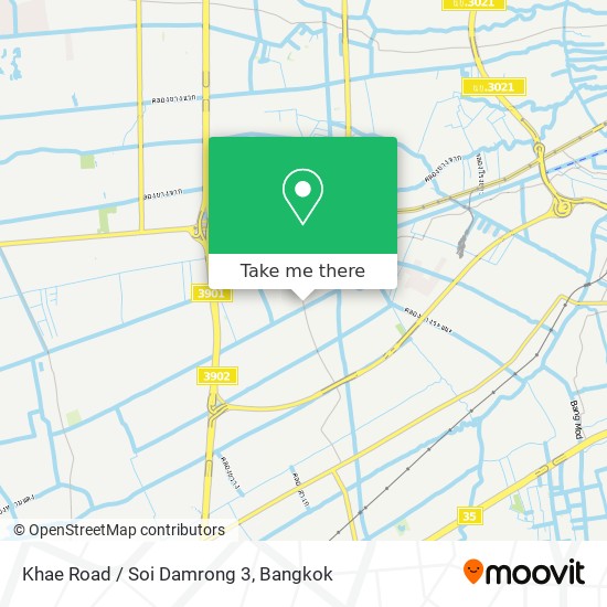 Khae Road / Soi Damrong 3 map