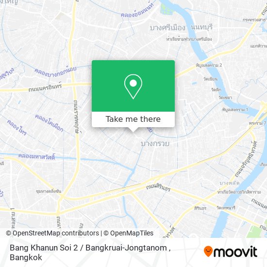 Bang Khanun Soi 2 / Bangkruai-Jongtanom map