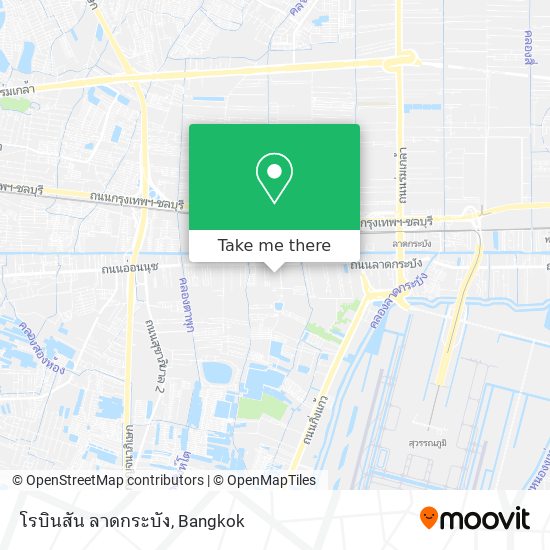 โรบินสัน ลาดกระบัง map