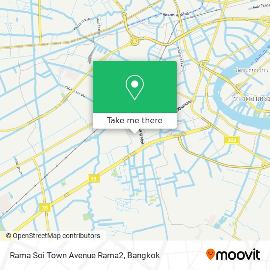 Rama Soi Town Avenue Rama2 map