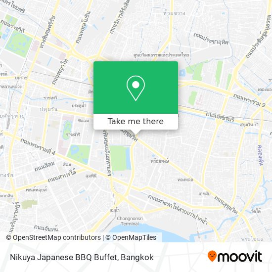 Nikuya Japanese BBQ Buffet map