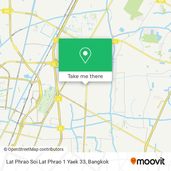 Lat Phrao Soi Lat Phrao 1 Yaek 33 map