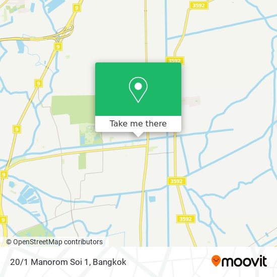 20/1 Manorom Soi 1 map