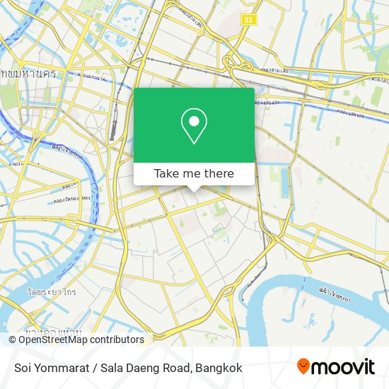 Soi Yommarat / Sala Daeng Road map