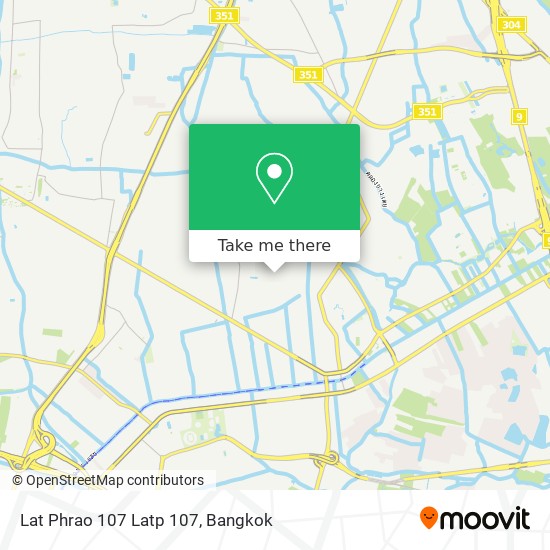 Lat Phrao 107 Latp 107 map