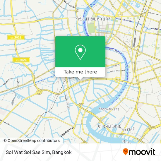 Soi Wat Soi Sae Sim map