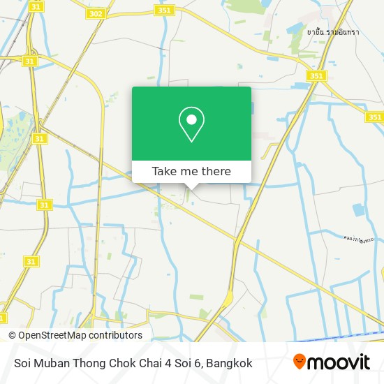 Soi Muban Thong Chok Chai 4 Soi 6 map