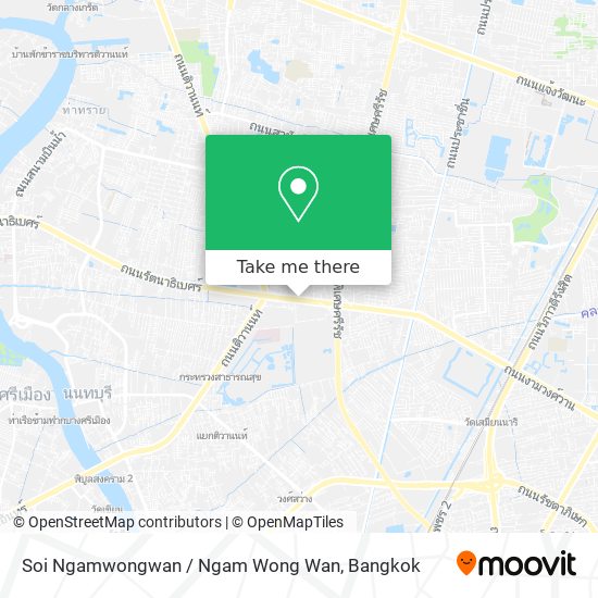 Soi Ngamwongwan / Ngam Wong Wan map