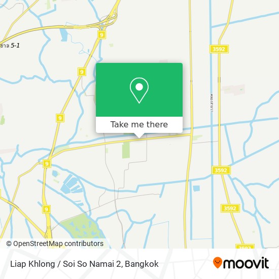 Liap Khlong / Soi So Namai 2 map